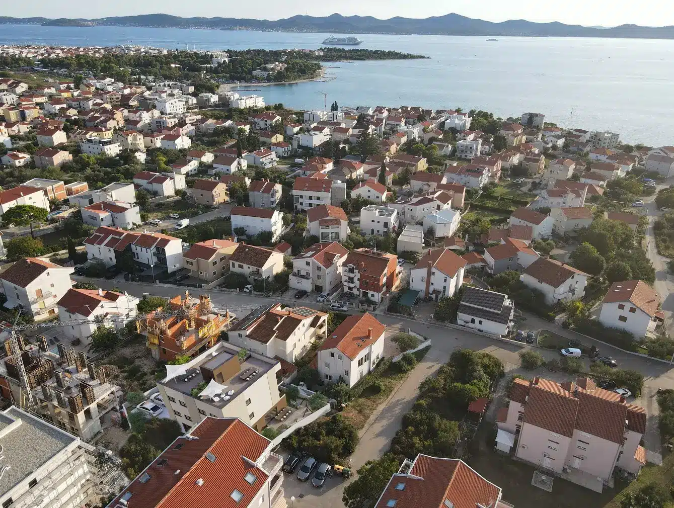 villa eazura zadar diklo kilátás tengerpart